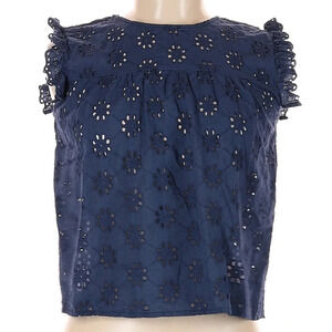 New with tags Isa and Ella sleeveless crop eyelet top size XS cute with bodysuit